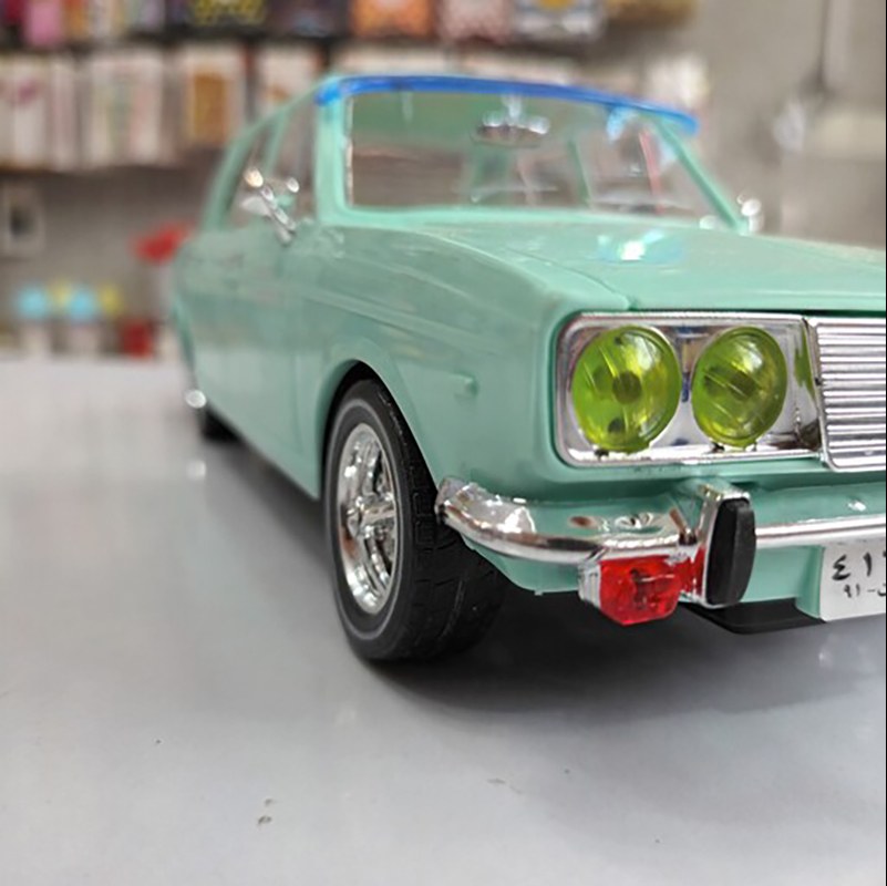 Classic Paykan Javanan Toy Car with Benz-Inspired Headlights & Lights