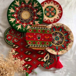 Collectible Persian-Style Pottery Plates – For Art Lovers & Decorators (7 Pcs)