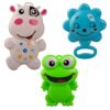 Colorful Baby Rattle Animal Design – Fun Sounds for Tiny Hands 6 Pcs