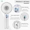 Compact Hand Fan with USB Charging – Lightweight Clip-On Personal Cooling Device