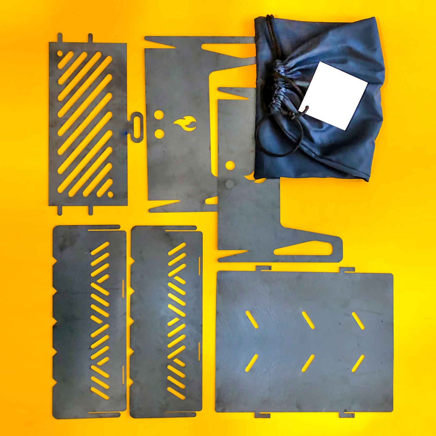 Compact Persian Mangal – Lightweight, Foldable Suitable for Kebab & Grill