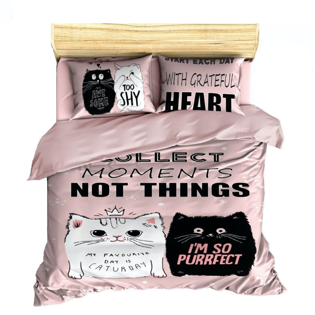 Cozy Nights Bedding Set – Perfect for Kids Kitty Design in 5 Pcs