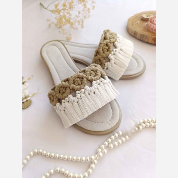 Cozy & Stylish Macrame Slipper – Suitable for Yoga or Meditation Footwear