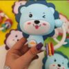 Cute Animal Musical Rattle for Babies with Teether