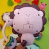 Cute Animal Musical Rattle for Babies with Teether