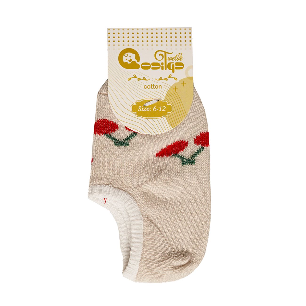 Cute Cherry Design Newborn Socks – Adorable & High Quality