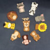 Durable Finger Puppet Toy Suitable for Early Childhood Learning, Set of 10