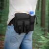 Durable Tactical Waist Bag with Built-In Water Bottle Holder – Suitable for Hiking, Camping, Etc