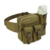 Durable Tactical Waist Bag with Built-In Water Bottle Holder – Suitable for Hiking, Camping, Etc