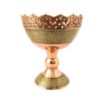 Elegant Copper and Khatam Kari Nut Bowl Handcrafted Decorative Serving Dish (1)