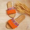 Embroidered Macrame Slipper - Perfect for Birthday, Holiday, Housewarming, or SPA Gift Set
