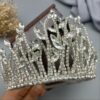 Exquisite Bridal Crown with Premium Gems and Stones