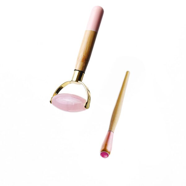 Facial Roller and Gua Sha Set – Enhance Skin Tone and Relax Muscles