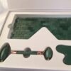 Facial Roller in Aventurine Gemstone Include Gua Sha, and Eye Mask Pack