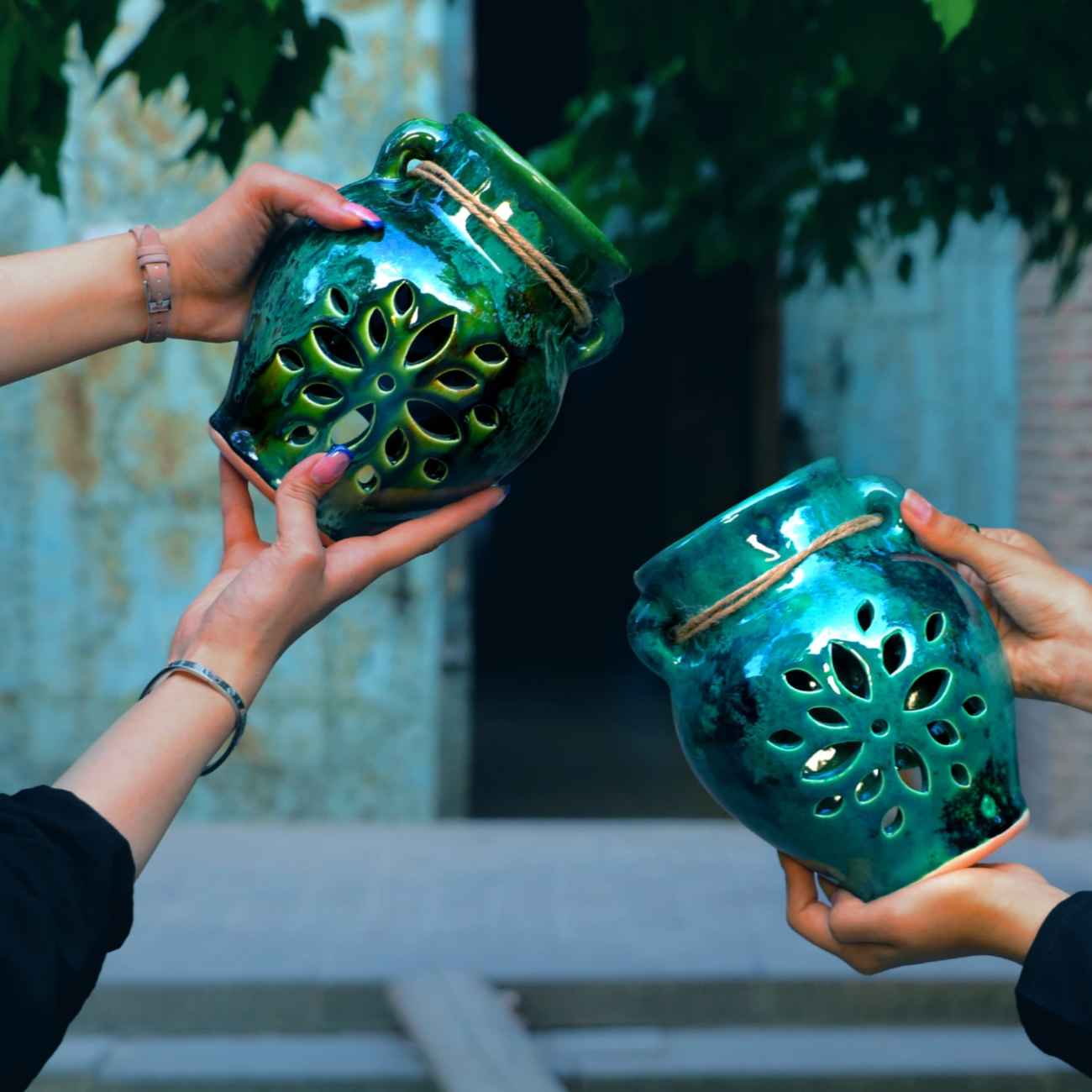 Farmhouse Wall Planter – Ideas to Transform Your Space with Geometric Design in Green (2x)