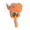 First Baby Rattle Elephant Design – Timeless and Safe Wooden Keepsake
