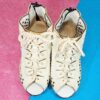 Formal Occasion Kids Sandals with Faux Leather Finish - 2Cm High Heel