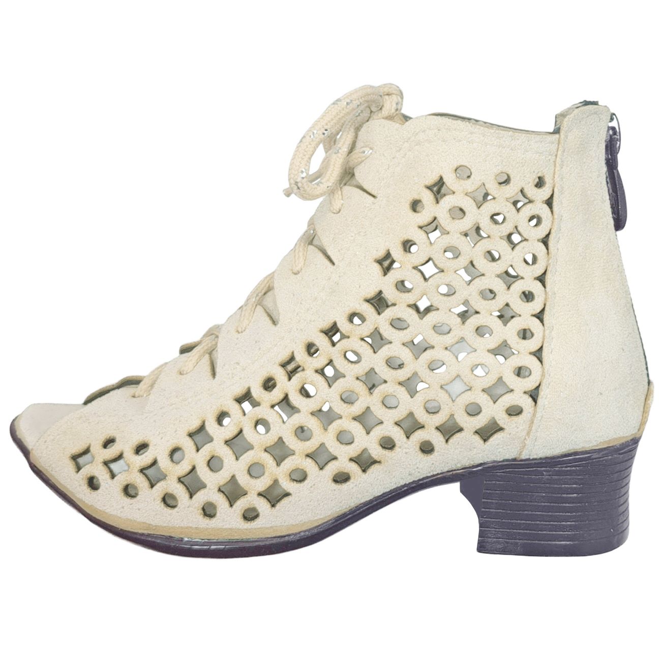Formal Occasion Kids Sandals with Faux Leather Finish - 2Cm High Heel