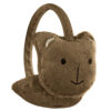Fur Warm Earmuffs for Kids in Bear Pattern Suitable for School and Travel