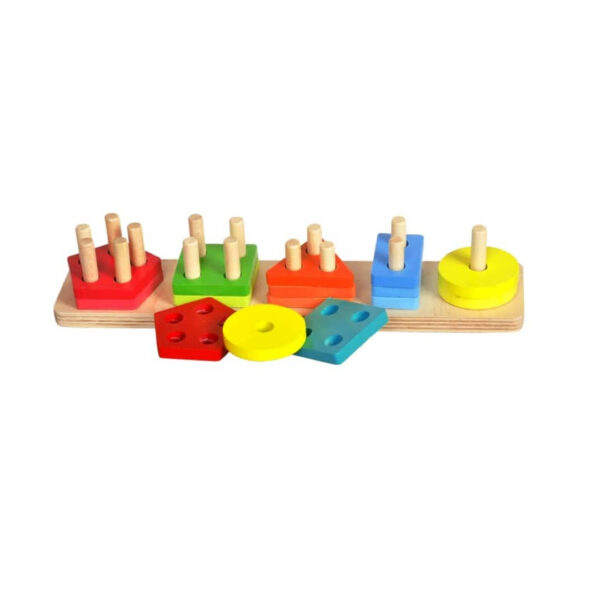 Geometric Shapes Puzzle Toy – Educational Game Based on Montessori Principles