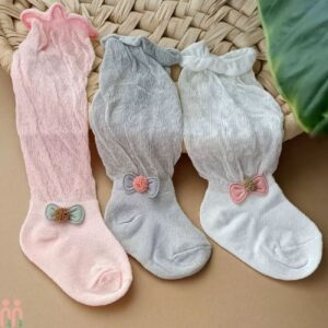 Girls’ Knee-High Socks – Soft, Comfortable, and Stylish Suitable for Everyday Use