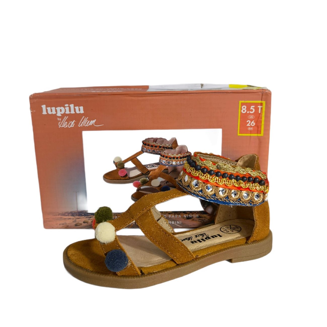 Girls’ Open-Toe Sandals with Soft suede material – Fashionable, Easy to Wear