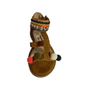Girls’ Open-Toe Sandals with Soft suede material – Fashionable, Easy to Wear