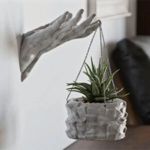 Hand Design Wall Vase | Artistic Home Decor 3D printed ABS Material