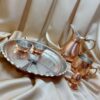 Handcrafted Copper Dinner Plate – Traditional Persian Plate for Elegant Dining and Serving