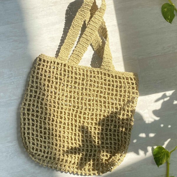 Handmade Boho Raffia Tote Bag – Suitable for Vacation and Resort Looks