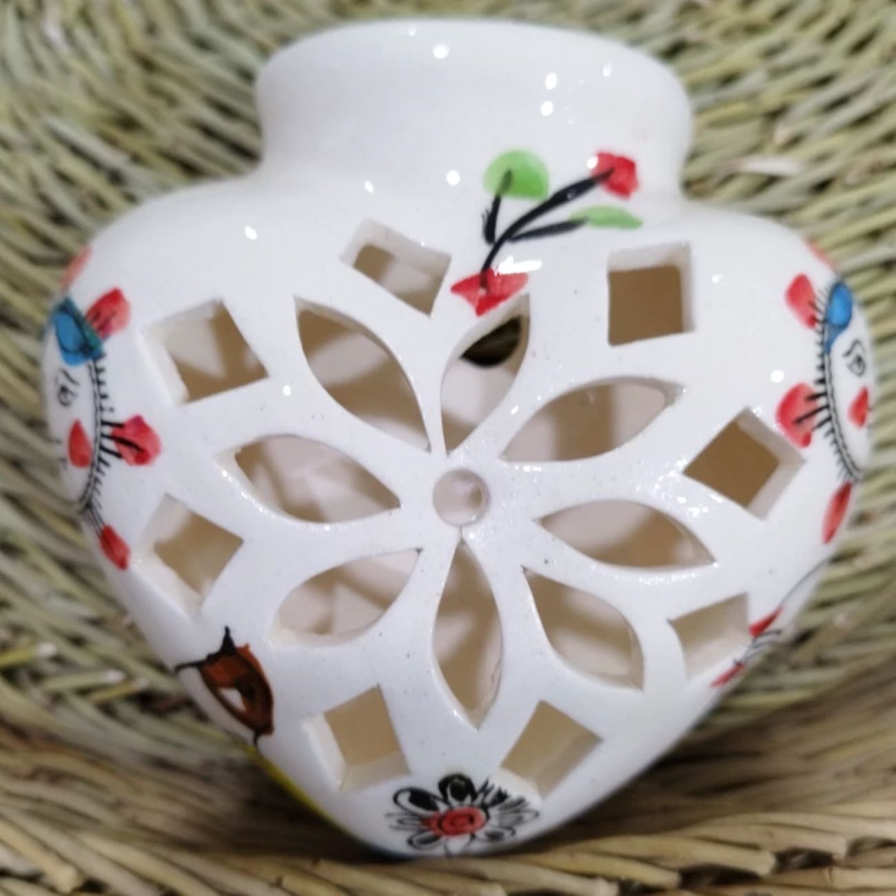 Handmade Ceramic Wall Vase | Artistic Home Decor Accent