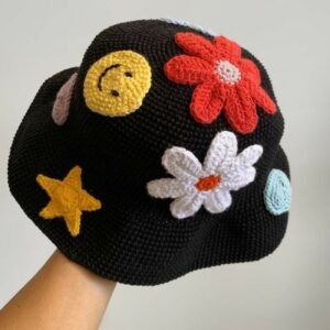Handmade Crochet Bucket Hat – Suitable for Layering with Casual and Boho Looks