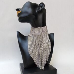 Handmade Crystal Choker Necklace – Elegant & Luxurious Perfect for Wedding & Party