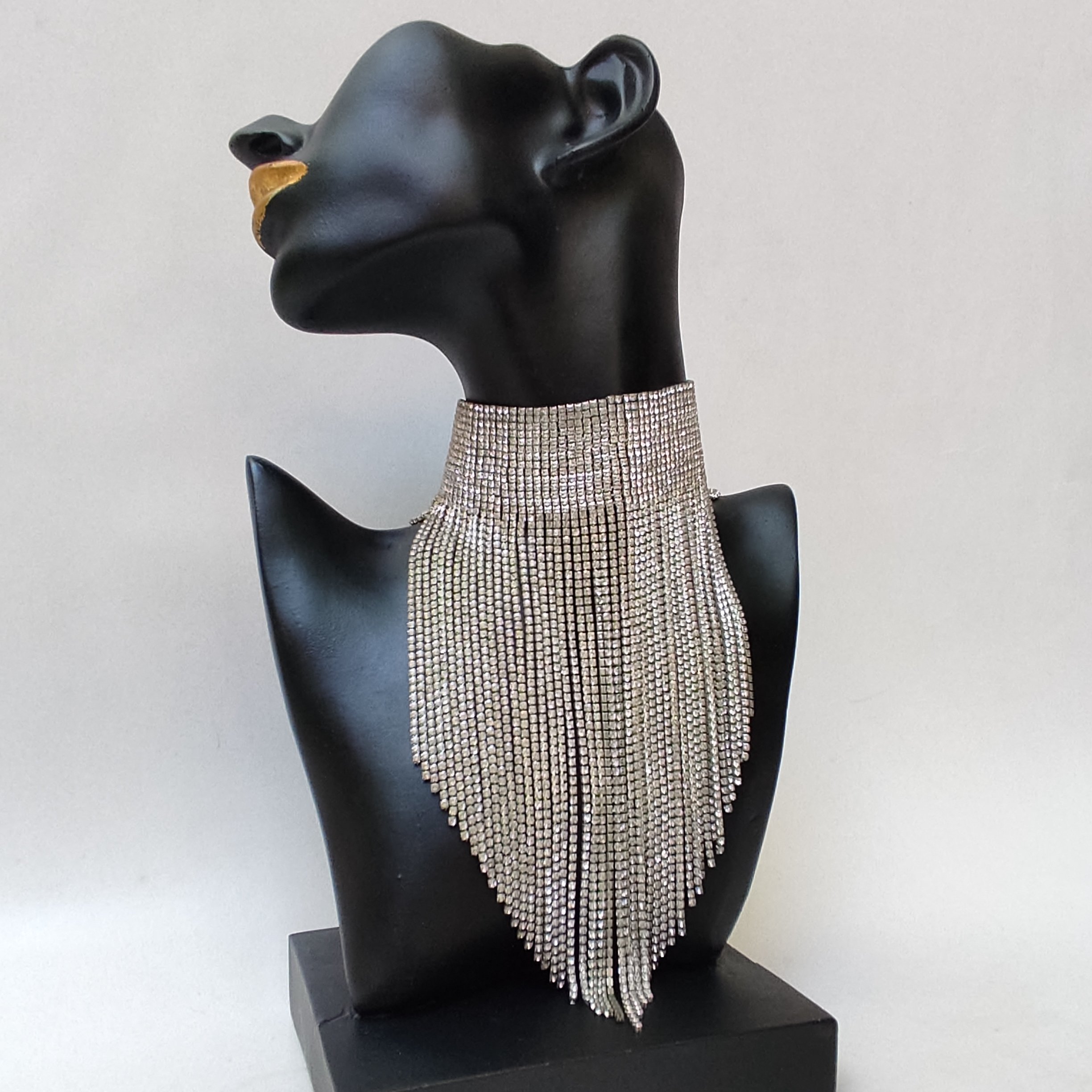 Handmade Crystal Choker Necklace – Elegant & Luxurious Perfect for Wedding & Party