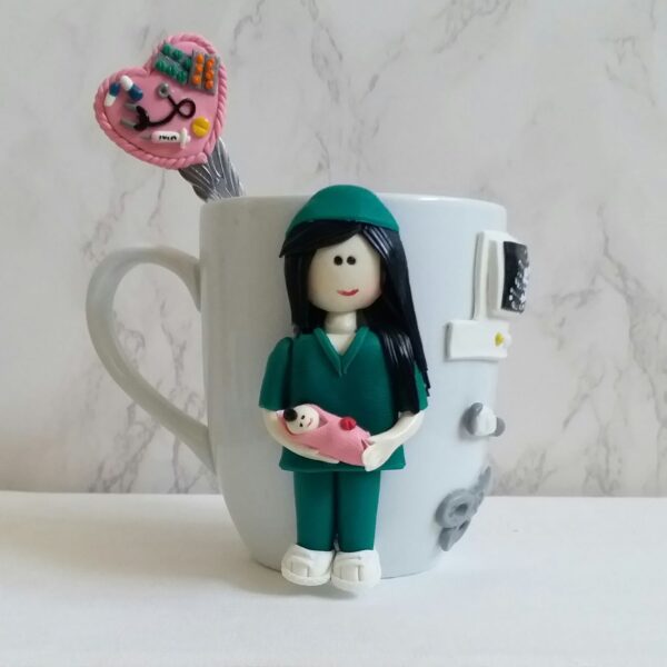 High-Quality Ceramic Mug with Inspiring Midwife Design