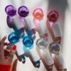 Ice Globe Facial Massager Set - Cooling Beauty Tools for Puffiness, Wrinkle Reduction 2Pcs