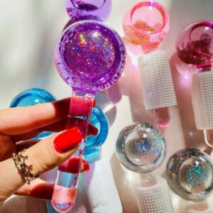 Ice Globe Facial Massager Set – Cooling Beauty Tools for Puffiness, Wrinkle Reduction 2Pcs