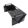 Iron Persian Mangal – Portable & Durable Suitable for Outdoor BBQ in Black
