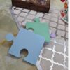 Jigsaw-Inspired Stone Coasters – Stylish Surface Protection (4x)
