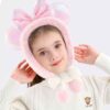 Kid's Earmuffs Bow – Wild Style, Cozy Feel suitable for Outdoor Winter Activiti (3)