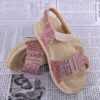 Kids Fashionable Sandals with Metallic Finish and Adjustable Elastic Band – Stylish Footwear