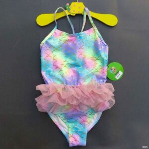 Kids Swimwear Mermaid Design High-Quality, Double-Layered (5-6 Years)