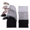 Knitted Hat And Scarf Set, Sam Model, With Fur Lining
