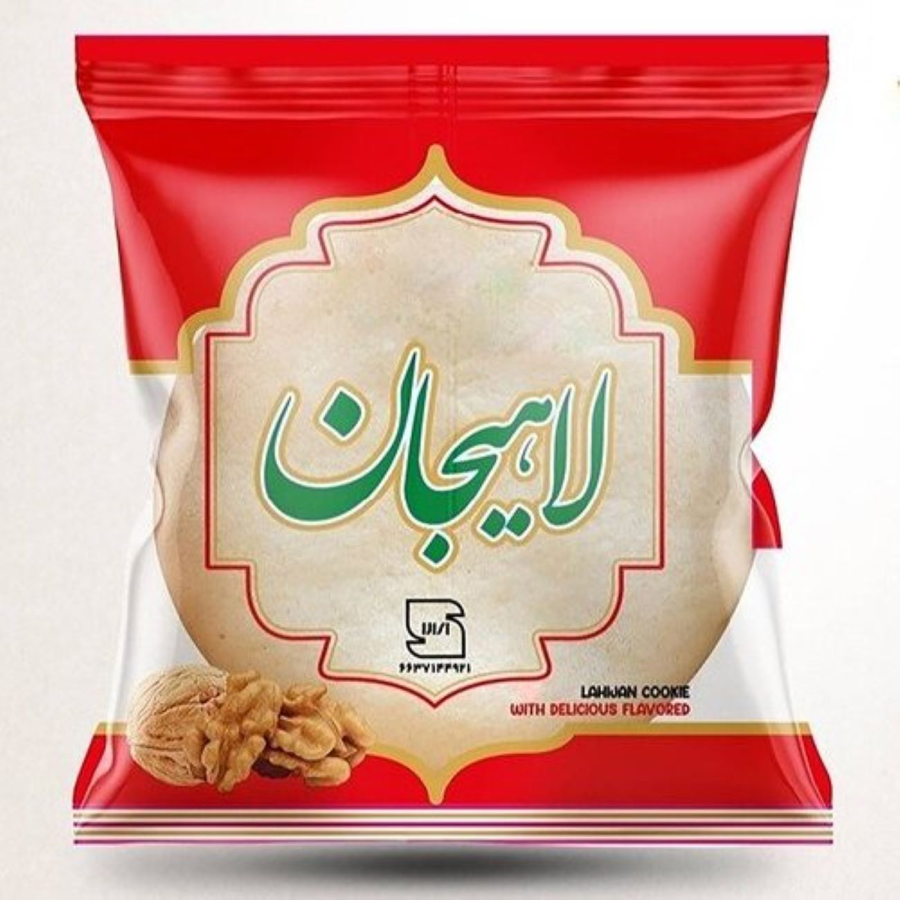 Lahijan Walnut Koloocheh Cookie Iranian Stamped - pack of 12 (6x), 600 gr