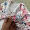 Lightweight Flamingo Print Satin Bonnet – Suitable for Comfortable Sleep