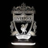 Liverpool Team Logo Design Night Light