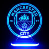 Manchester City Team Logo Design Night Light