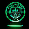 Manchester City Team Logo Design Night Light
