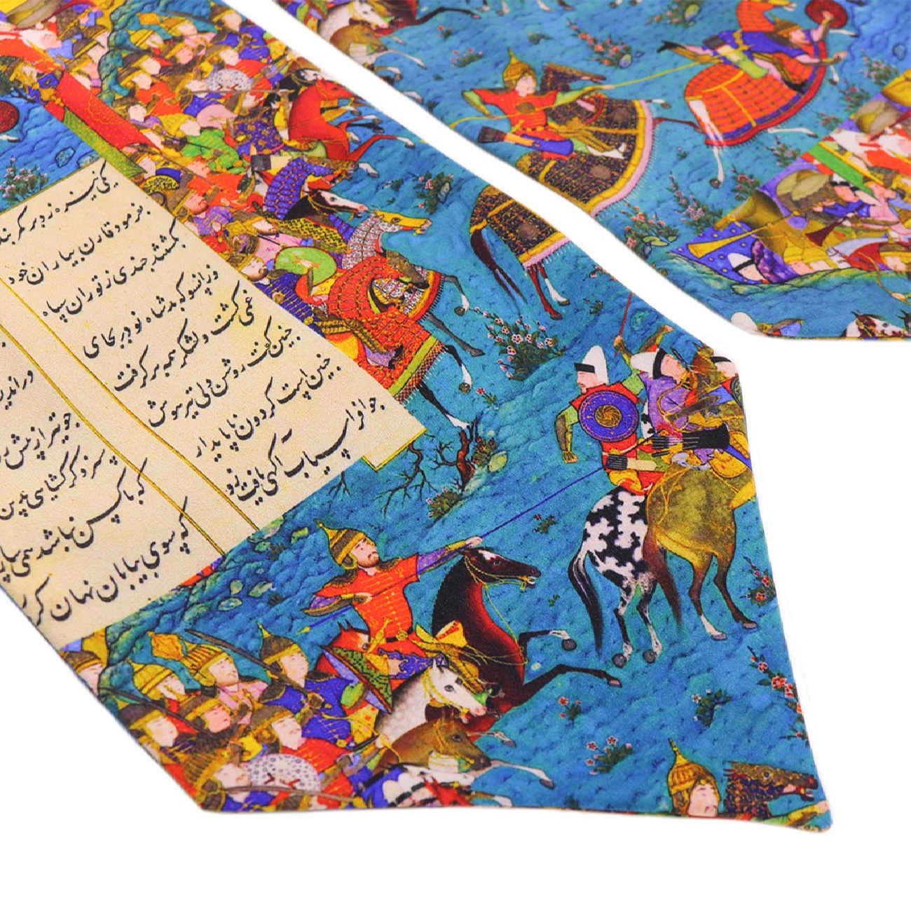 Persian Men’s Ascot Tie with Shahnameh Inspired Suitable for Every Occasion