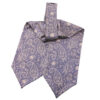 Men's Ascot tie - Suitable for Wedding with Paisley Design in Purple